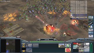 USA Laser - Command & Conquer Generals Zero Hour - 1 vs 7 HARD Gameplay screenshot 5
