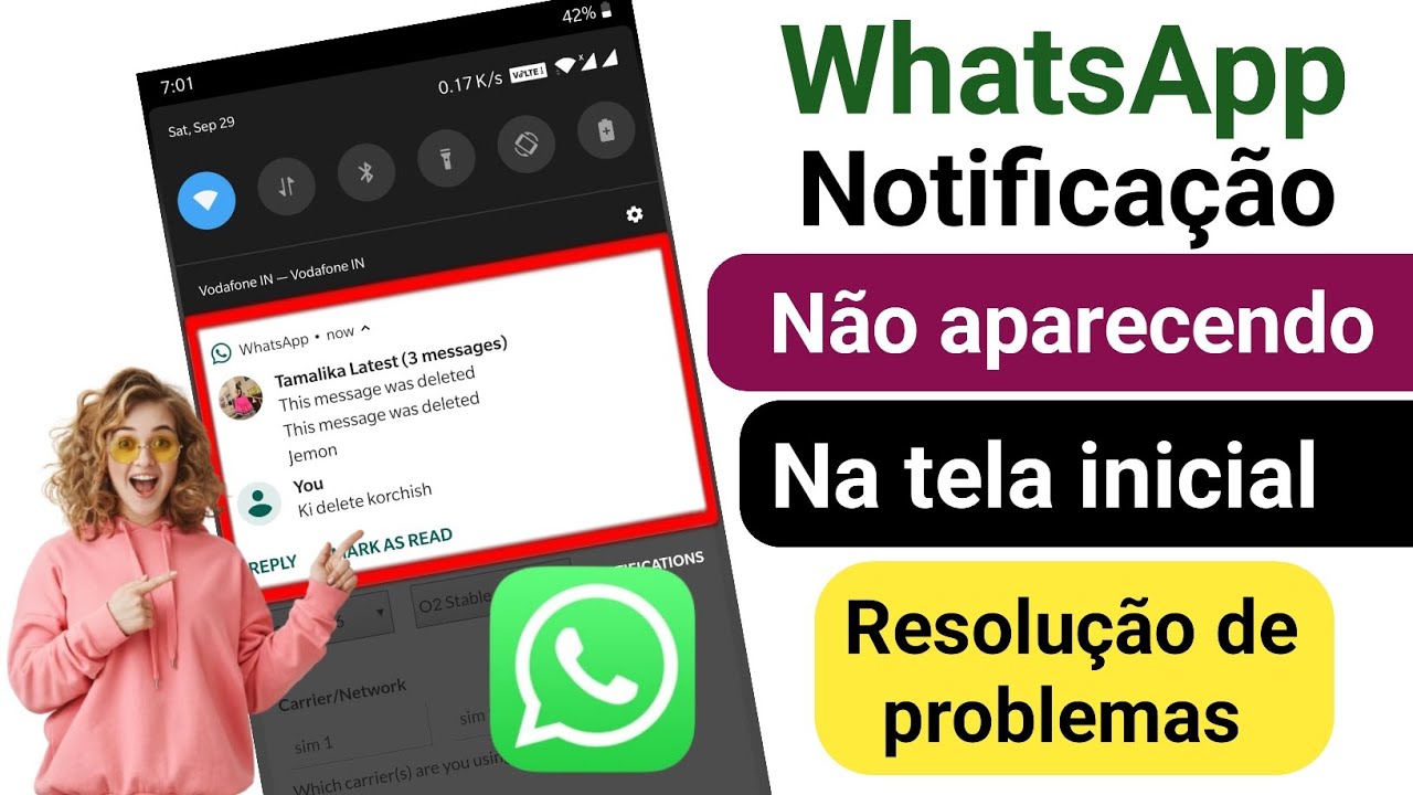 Corrigir Notificação do WhatsApp Não Aparecendo na Tela Inicial ...