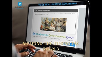 Thiết kế E-Learning bằng Ispring 9 - Sử dụng thẻ Interaction - Phần 3: Tạo dòng thời gian tương tác