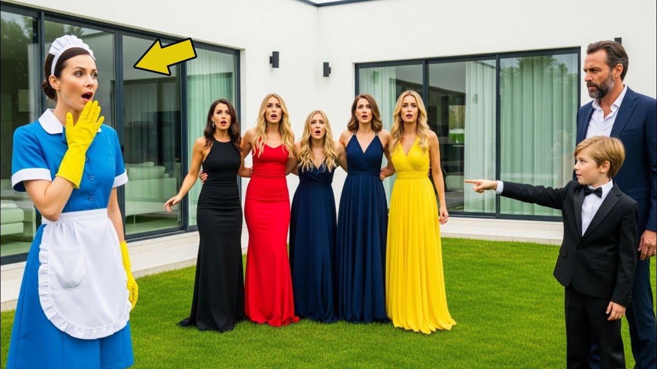 Миллионер ЗАСТАВИЛ сына выбрать новую МАТЬ среди 5 богатых женщин но он УДИВИЛ всех, выбрав УБОРЩИЦУ