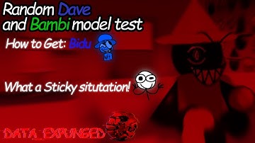 How to get: "Bidu","What a Sticky Situation!" and "DATA_EXPUNGED" (R.D.A.B.M.T)