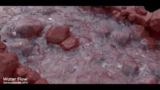 River | Houdini Water Simulation | Flip Fluid and Krama XPU Render Test & Breakdown