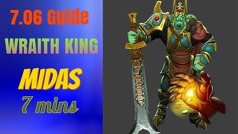 Dota 2 How to Jungle 7.06 - Wraith King 7 mins Midas - Radiant Guide