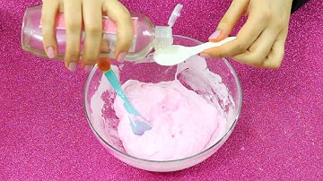 How To Make The BEST FLUFFY SLIME! DIY Cotton Candy Slime! Slime Tutorial For Beginners!