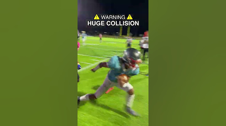 HUGE HIT in 8th Grade Football Game! 🤯 #shorts