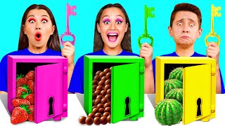 Resuelve El Misterioso Desafío De 1000 Llaves | Trucos Divertidos de Comida KaZaZa Challenge