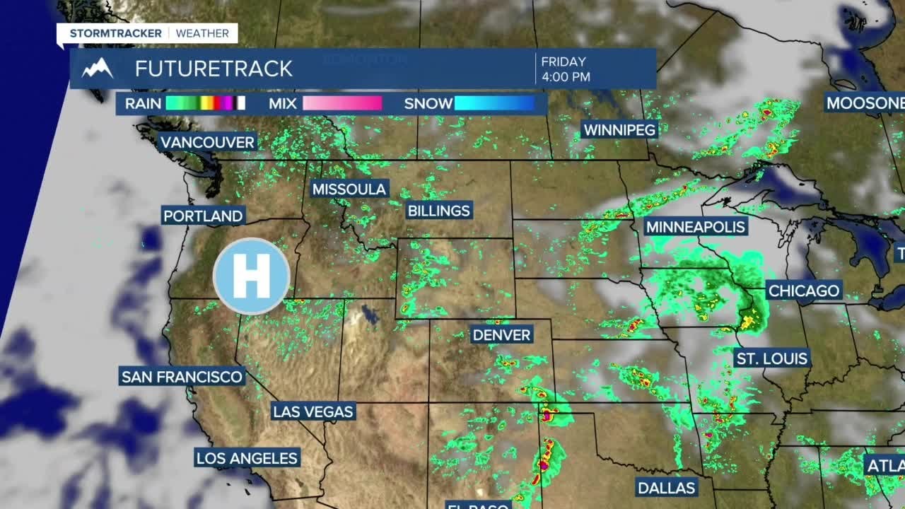 Isolated showers and storms again Friday - YouTube