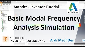 Autodesk Inventor Tutorial - Basic Modal Frequency Analysis Simulation