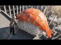 【ASMR】巨大フードボール🏐どれで街を埋め尽くしたい？🤩 Giant Food Balls Take Over the City 🏐