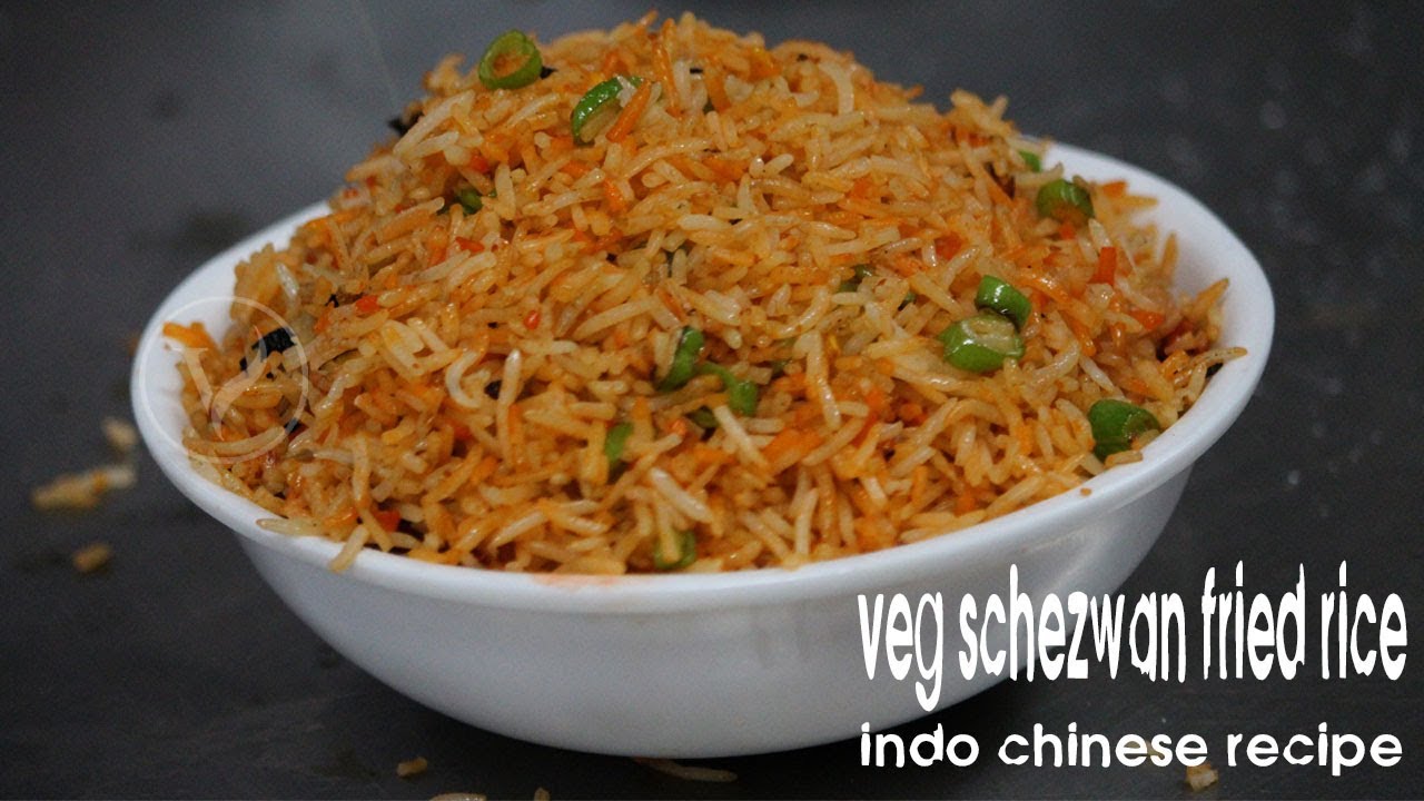 MUMBAI SPICY SCHEZWAN FRIED RICE How to Make Easy Schezwan Veg Fried
