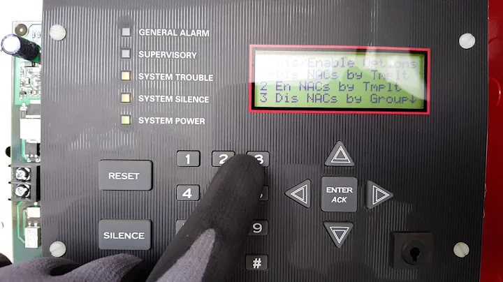 SILENT KNIGHT 5820XL How to disable NACs
