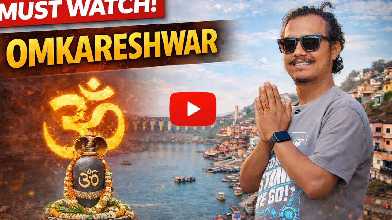 Omkareshwar – The Island of Lord Shiva | Spiritual Journey on River Narmada🌊🔱