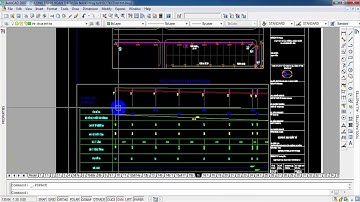 UCS quay bình đồ trong vẽ Trắc dọc cấp thoát nước