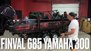 :    Finval 685 + Yamaha 300.  .  smart vision pro.