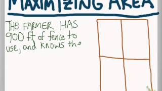 intermediate algebra Maximize Area Quadratic Problem