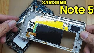 Galaxy note 5 disassembly Clean & Dry Water