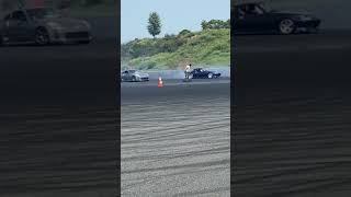 Scooter at drifting competition