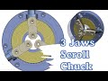 Siemens NX Animation Designer; 3 Jaw Scroll Chuck; 선반 회전 척