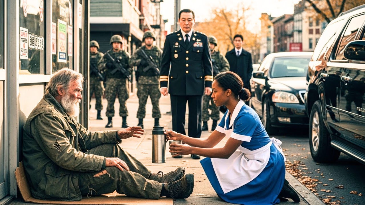 Black Waitress Brought Breakfast to Old Man Daily — One Day, Korean Mafia Boss Arrived at Her Door