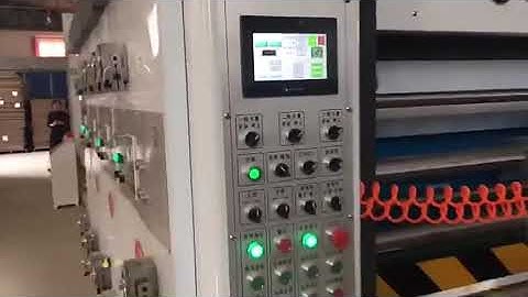 1 YSF 480D 3 Color printer Rotary die cutter slotter stacker 4 unit