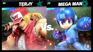 Super Smash Bros Ultimate Amiibo Fights Request Terry Vs Mega Man
