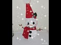 muñeco de nieve ☃️  fácil de hacer