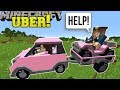 BECOMING AN UBER DRIVER In Minecraft!!!