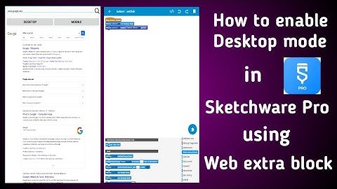 How to enable desktop and mobile mode in sketchware using webview || Bosunia Tech