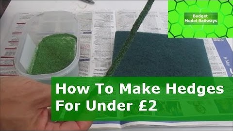 How To Make Hedges For Under £2 {$2}