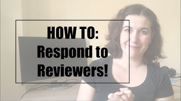 Tips to prepare your response to peer review comments