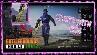 HOW TO DO EMOTE WITH GUN IN BGMI || 2021 TRICK || PUBG EMOTE WITH GUN || BGMI EMOTE WITH GUN 2021
