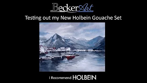 BeckerArt Sunday Morning Holbein Gouache Demo