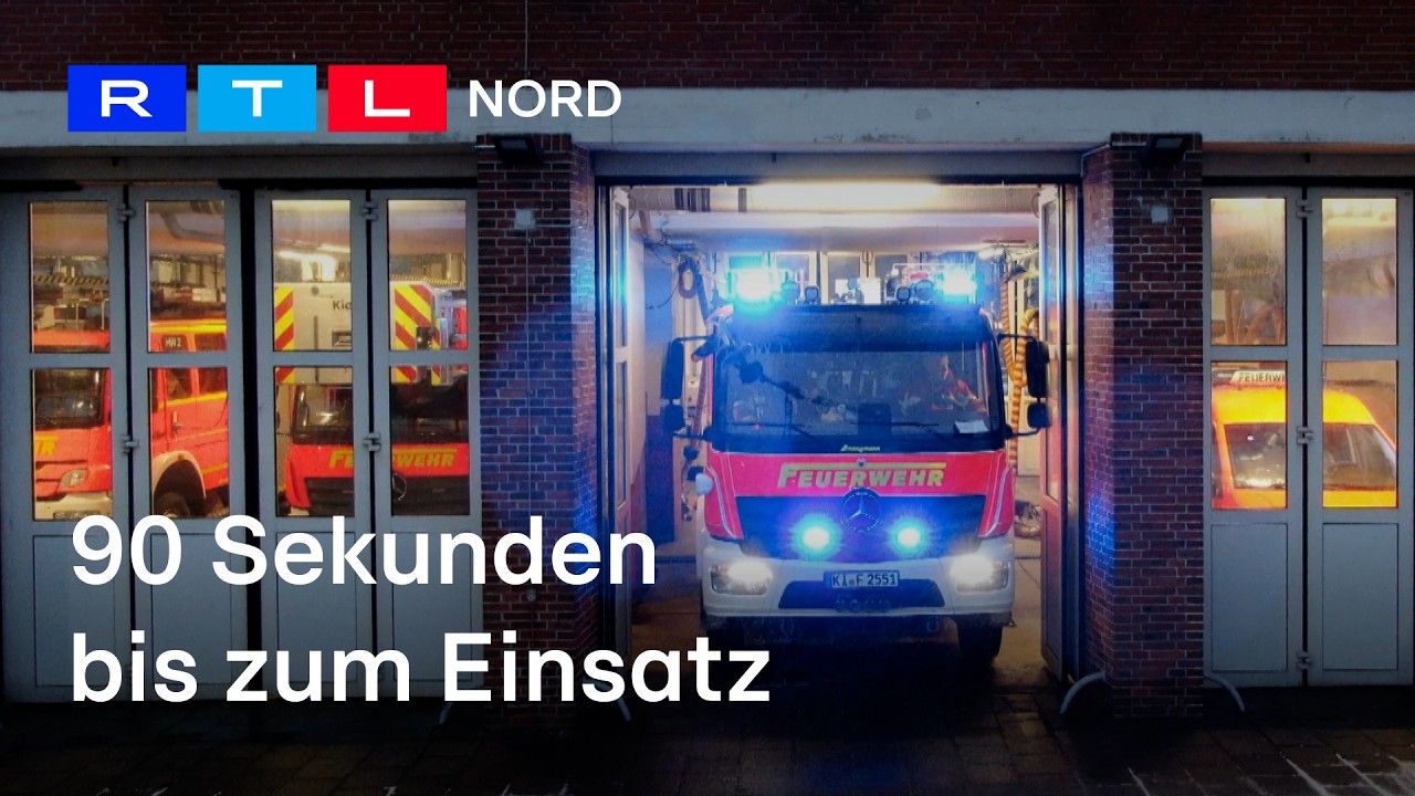 Reanimation, Feuer! Diesen Alltag erlebt die Feuerwehr Kiel