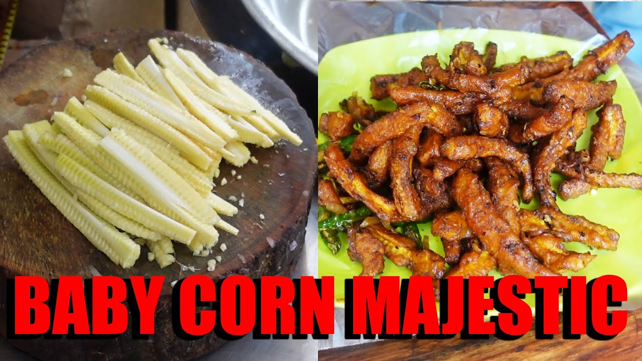 Baby Corn Majestic Making | Chef Salim | Hyderabad Fast Food Recipes | Baby Corn Majestic Recipe | Street Food Zone