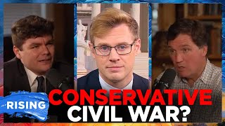 Download lagu Kevin Roberts DENOUNCES Nick Fuentes, Defends Tucker Carlson; Civil WAR?! Robby Soave | RISING