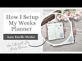 SETTING UP MY PLANNER FOR THE WEEK | Aura Estelle &amp; Annie Plans | Rachelle&#39;s Plans