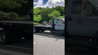Machusetts State Police Flatbed Tow Truck