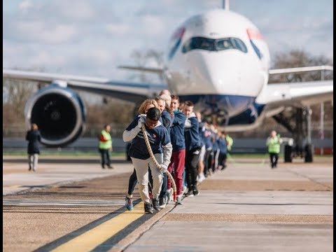 Recorde: Levando um A350 por mais de 100 metros em solo