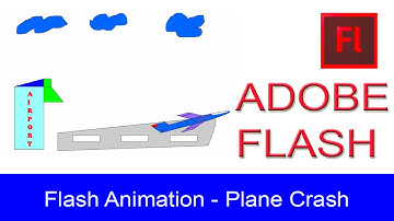 Flash Animation - Plane Crash In (Adobe Flash Professional)