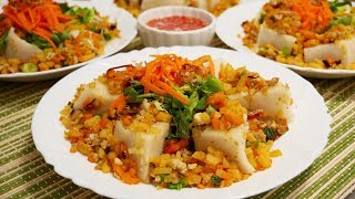 BÁNH ĐÚC MẶN - Cách làm Bánh Đúc nhân Tôm thịt dẻo mềm thơm ngon by Vanh Khuyen