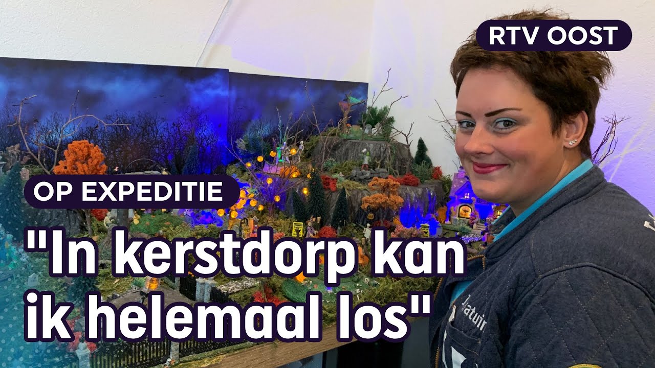 Droombaan: Joyce mag het kerstdorp opbouwen in een tuincentrum | RTV Oost