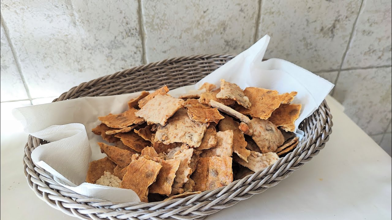 Cracker ai semi SEMPLICISSIMI, perfetti come snack o per sostituire il ...