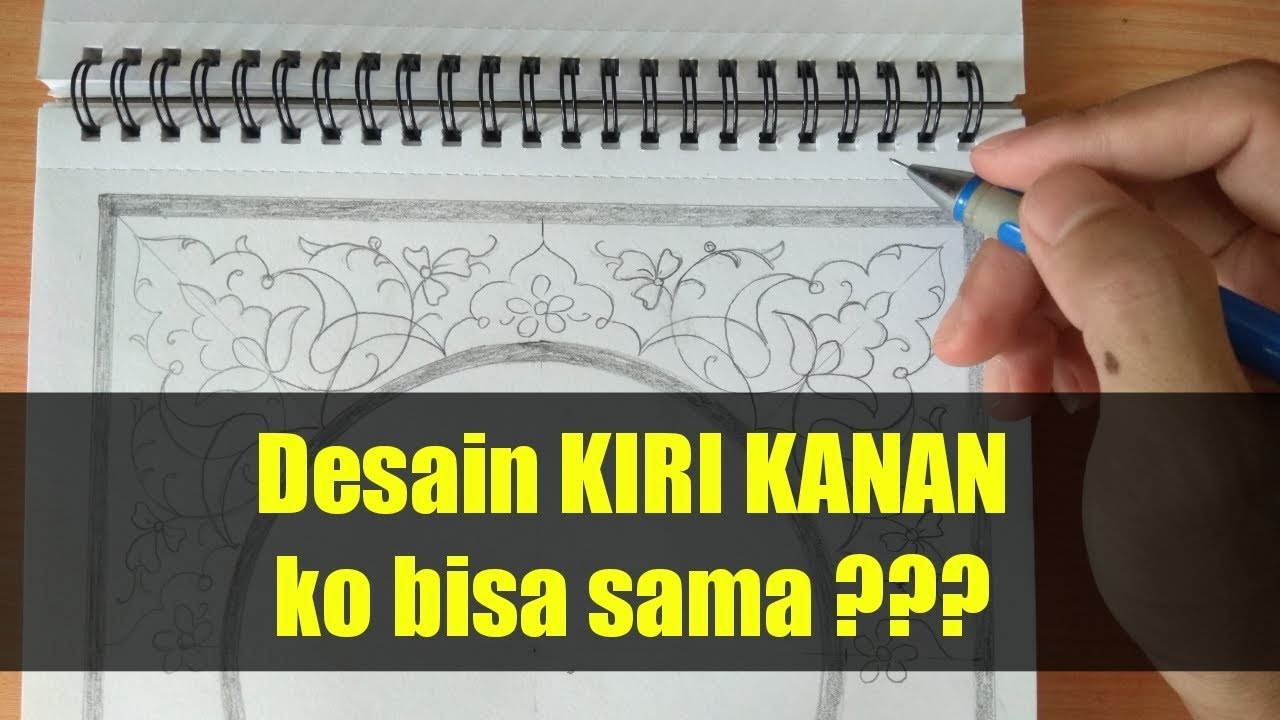 Part 1 Cara Membuat Hiasan Kaligrafi Menjadi Simetris Dengan Mudah L Youtube