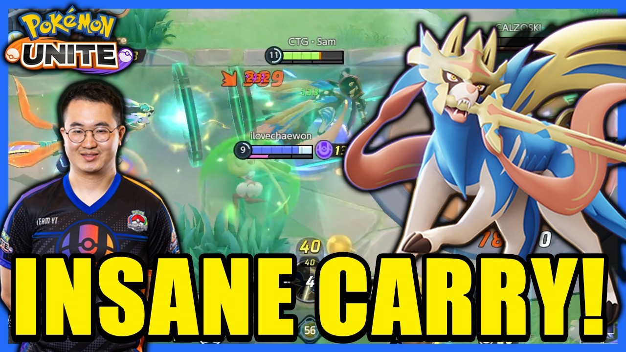 Зациан — безусловно, один из самых сильных универсальных покемонов в игре! | Pokémon Unite