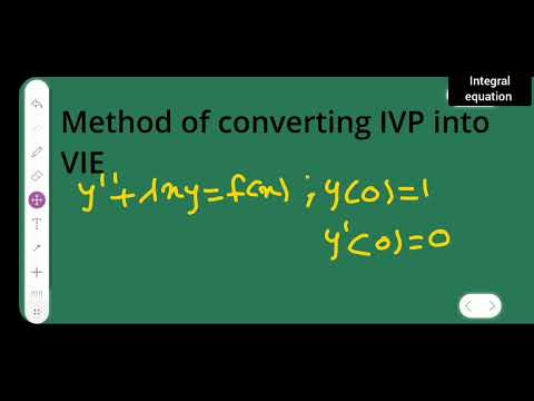 integral equation: method