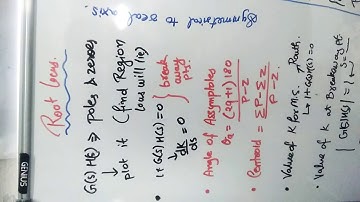 Short notes on Root locus,bode plot and Nyquist