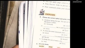 Class 5 Computer Chapter # 8 All Solution