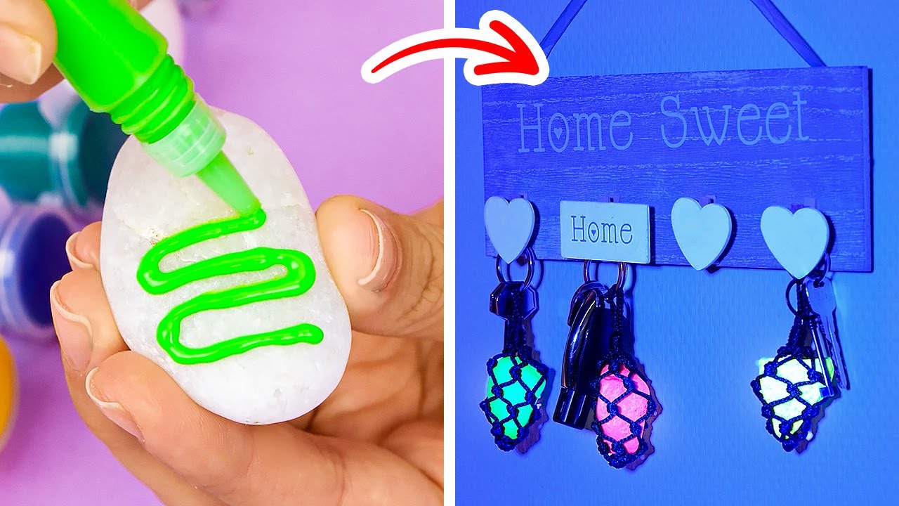 Glow in the Dark Rock Painting Kit – 5 Minute Crafts