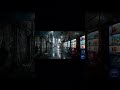 Japanese Night Rain ASMR | Cozy Street Vibes, People Talking &amp; Soft Cars🌧️🇯🇵