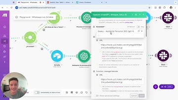 Automatiza WhatsApp con ChatGPT y Make | Incluye integración con Airtable y Slack